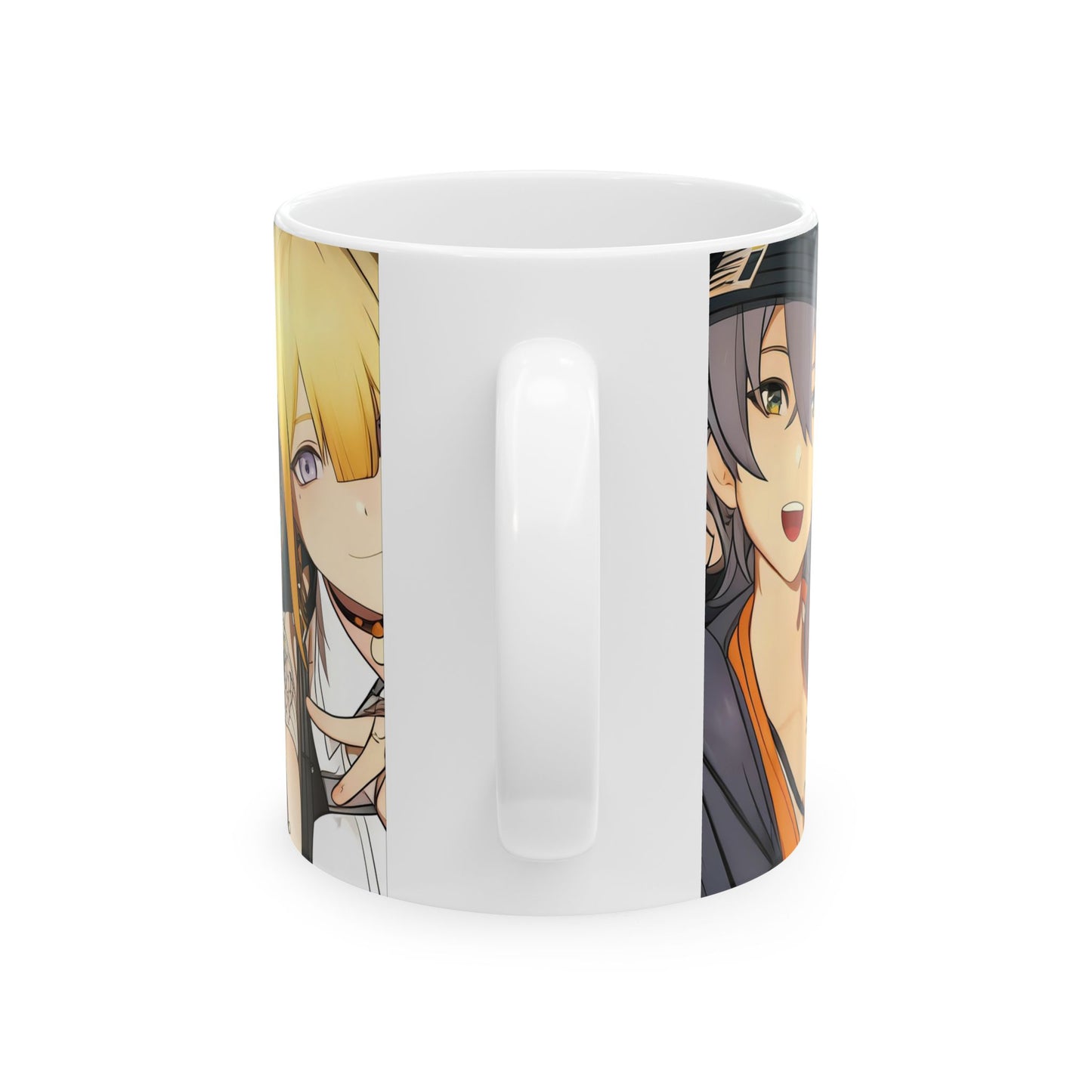 Anime Character Collage Ceramic Mug – Fan-made doujin goods (11oz/15oz)high resolution